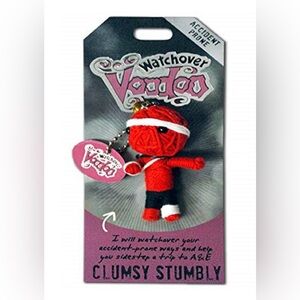 NWT Watchover Voodoo Doll Keychain - Clumsy Stumbly